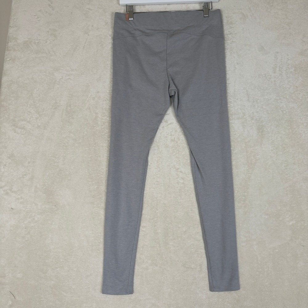 LUNYA Women's Medium Light Gray Lounge Pants Made in USA Supima Cotton Luxury - Picture 2 of 9